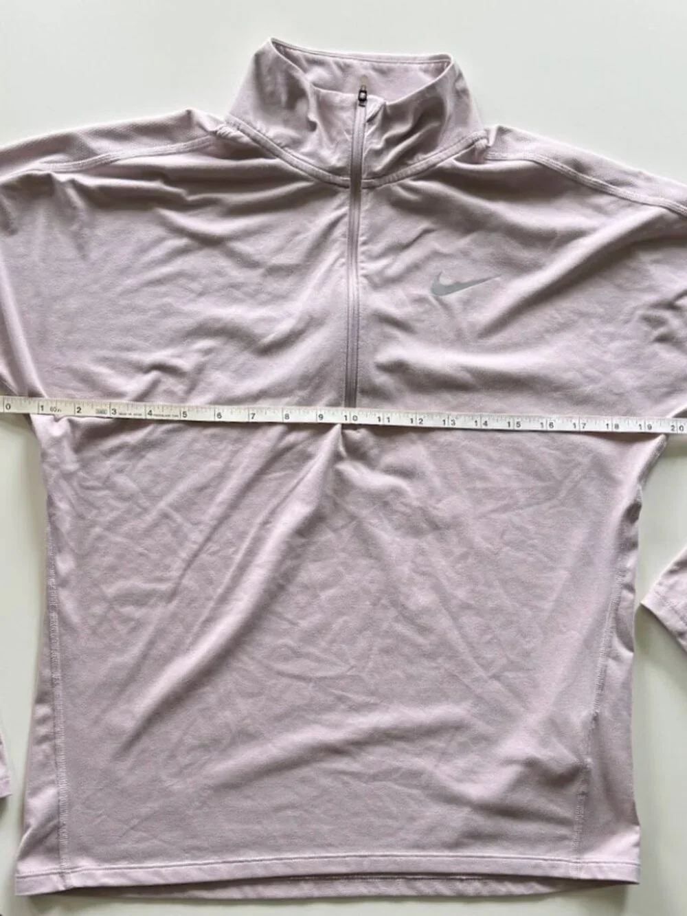 Nike Women's Small S Dri FIT Element 1/2 Zip Training Top Dusty Rose Pink